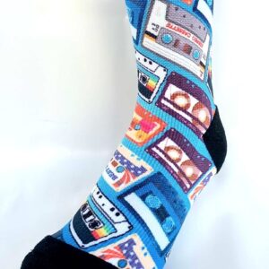 Krank'd Cassette tapes Trail Socks